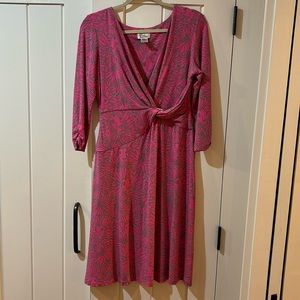 Lilly Pulitzer Faux Wrap Dress M